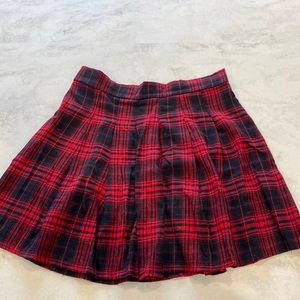 Windsor flannel mini skirt